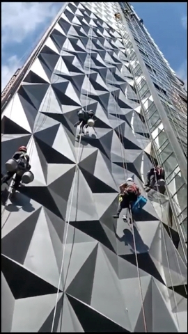 Мойка фасадов ЖК Архитектор